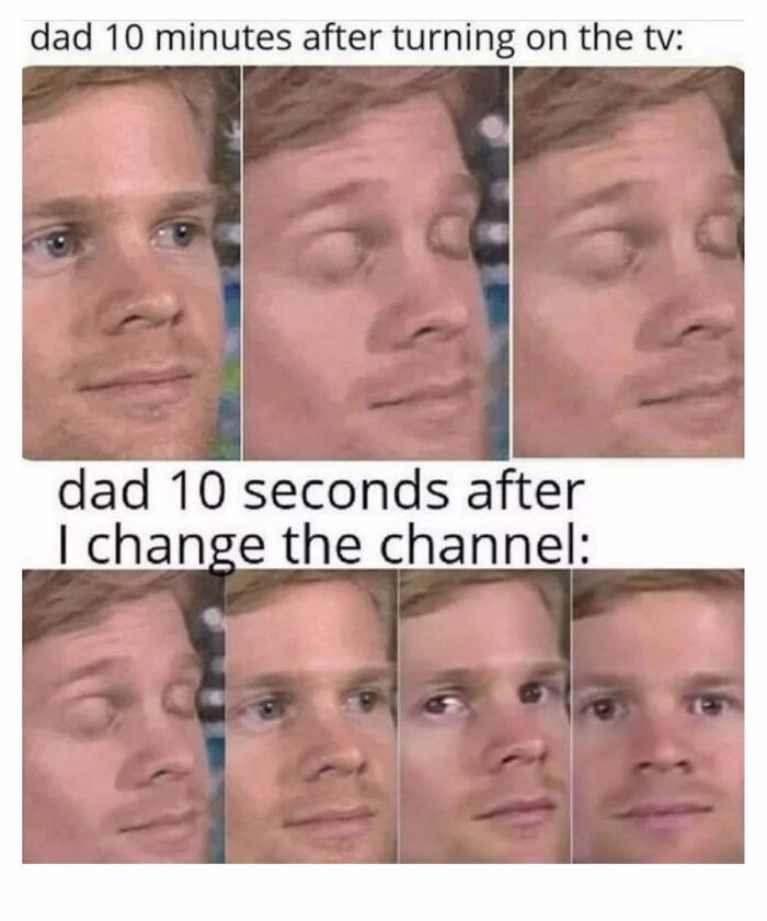 Man's changing facial expressions in a meme illustrating funny moments from movie memes and bloopers comparison.