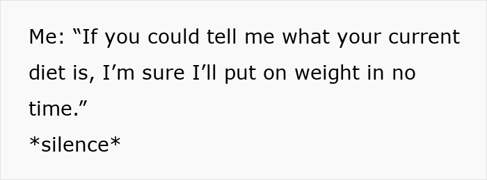 Text meme showing a girl crying after roasting a friend with a silent, sharp insult about weight gain and diet.