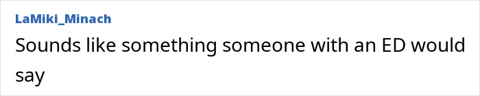 Screenshot of a social media comment discussing body-shaming related to Ariana Grande’s past claim and public reaction. Screenshot of a social media comment discussing body-shaming related to Ariana Grande’s past claim and public reaction.