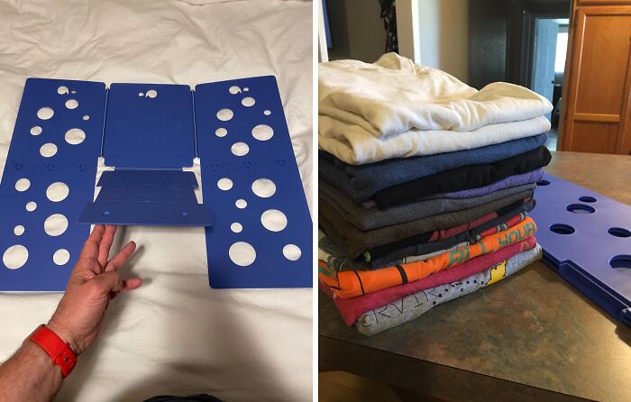 Achieving The Kind Of Crisp Lines That Usually Require A Summer Job At The Gap Is Surprisingly Easy When You Flip The T Shirt Folding Board To Flatten Your Wardrobe Into Uniform Squares