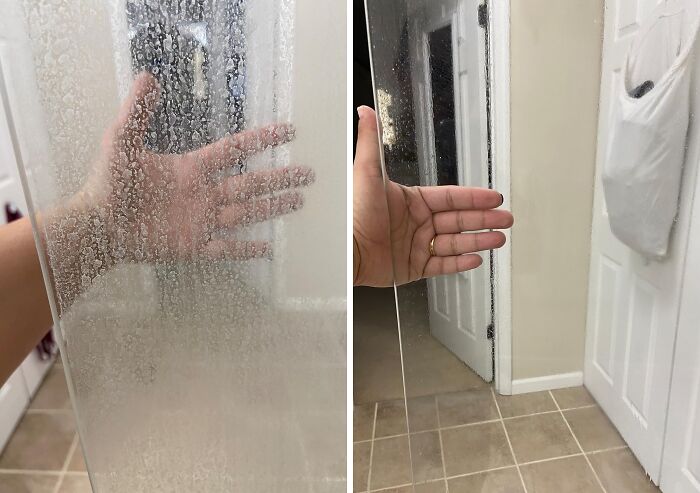 Pretending You Paid Extra For Frosted Privacy Glass Is No Longer A Valid Excuse For Your Cloudy Shower Doors Once The Hard Water Stain Remover Eats Through Years Of Mineral Buildup Without Requiring Any Elbow Grease