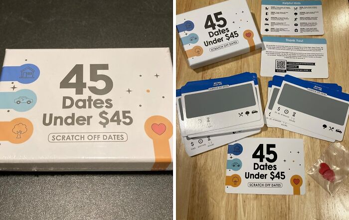 A Scratch Off Date Night Ideas Under $45 Game Is The Perfect Way To Get Out Of The "Let's Just Watch TV" Rut Without Having To Take Out A Small Loan