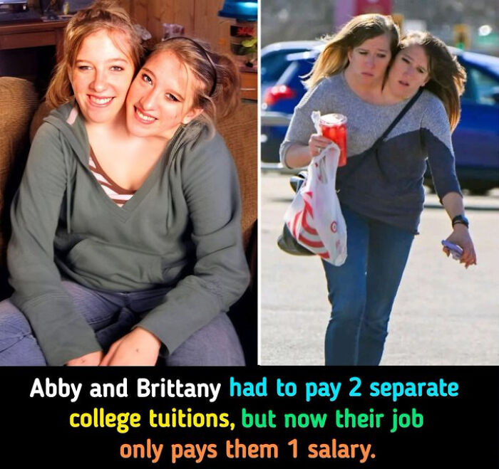 Two-headed woman photo illustrating posts that make you say wait what and laugh with funny unusual situations.