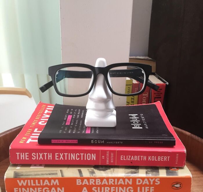 A Nose Shaped Eyeglasses Holder Will Finally Give Your Dad's Glasses A Dedicated, And Slightly Creepy, Home Of Their Own So They Stop Getting Lost In The Couch Cushions
