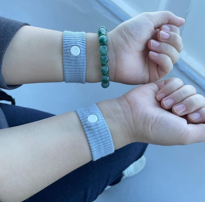 A Pair Of Anti-Nausea Wristbands Will Gently, Acupressure-Ly Inform Your Stomach That It Is Not, In Fact, On A Roller Coaster And It Can Calm The Hell Down