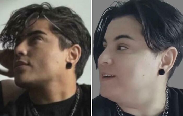 Side-by-side comparison of two men showing Instagram vs reality moments exposing the truth behind the glam.