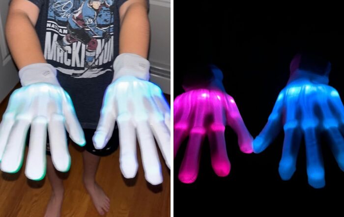 Their Dance Moves Are About To Get A Major, Rave-Worthy Upgrade That Will Make Every Flailing Arm Movement Look Like An Intentional, And Very Cool, Light Show With A Pair Of LED Gloves 