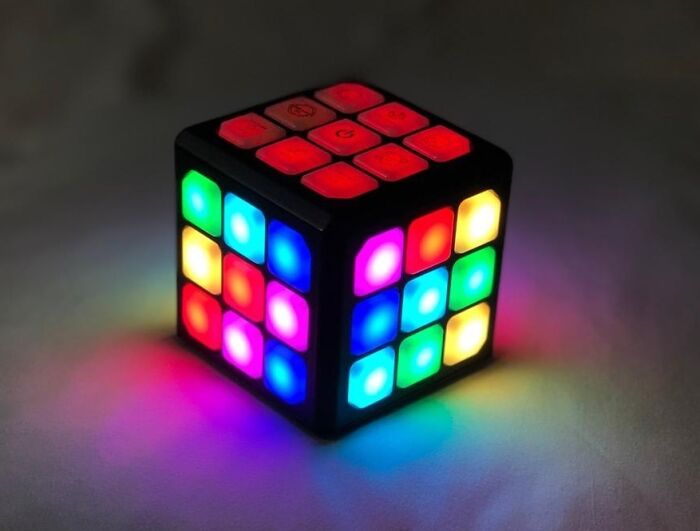 That Laser-Focus They Usually Reserve For Unboxing Videos Can Now Be Productively Channeled Into A Game That Actually Grows Their Brain With This Flashing Cube Electronic Memory And Brain Game 