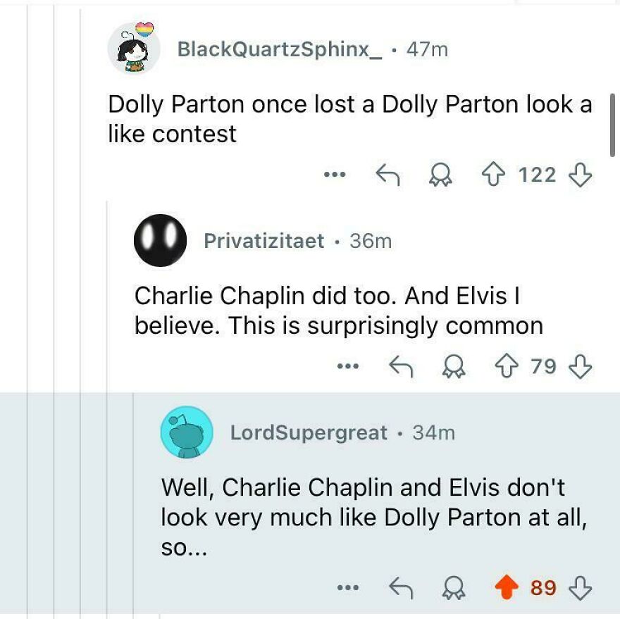 Reddit comments thread showing a horrible joke receiving multiple angry upvotes for its poor humor quality.