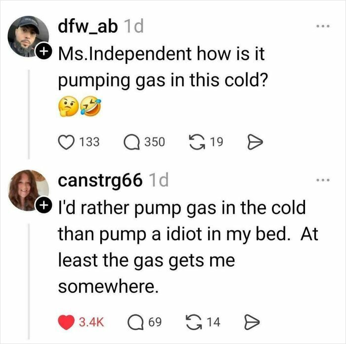 Social media exchange featuring epic burns in 2025, showcasing clever insults that turned into art through witty comebacks.