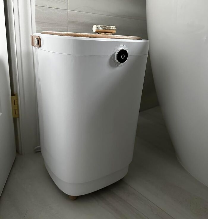 That Soul-Shattering, Post-Shower Moment Of Cold-Air-Hitting-Wet-Skin Can Be Officially Banished From Her Life Forever With A Towel Warmer 