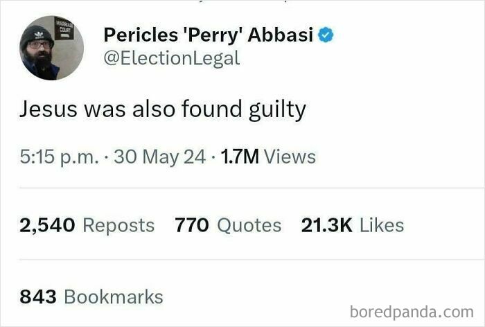 Tweet showing a funny and awkward moment with a controversial statement that didn’t go as expected.