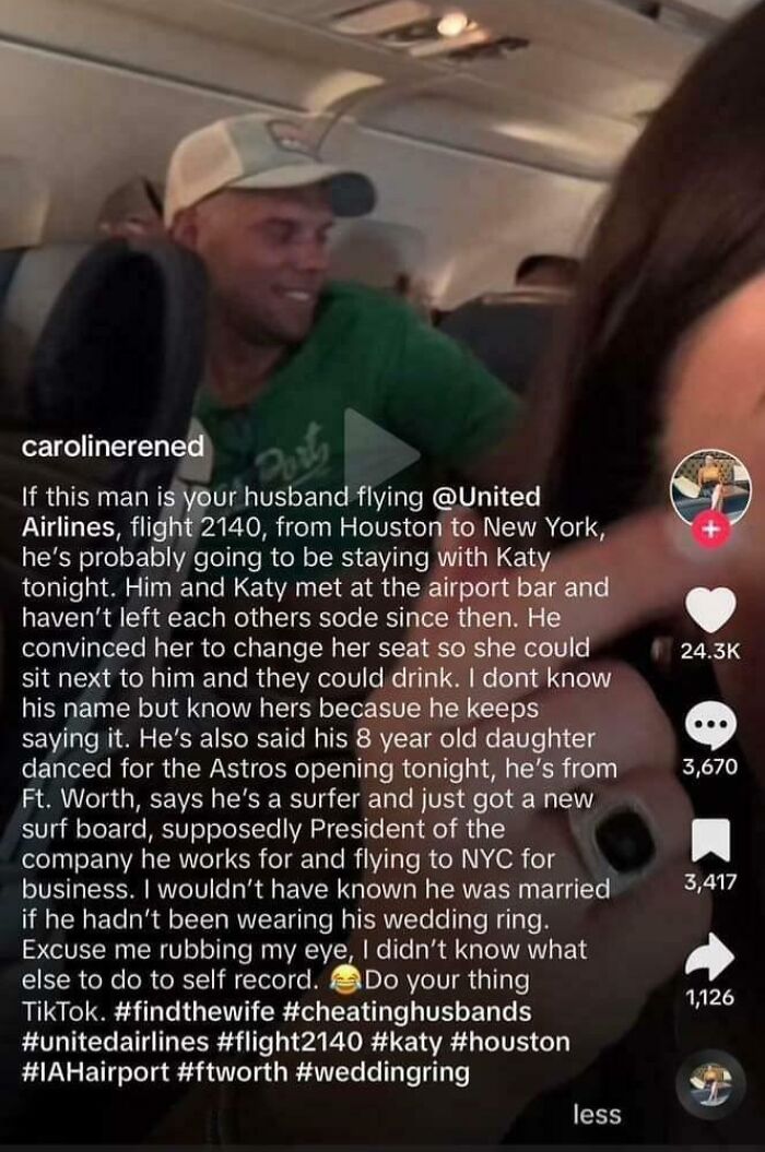 Man caught in a funny and awkward moment on a flight, an attempt made but didn’t go as expected.