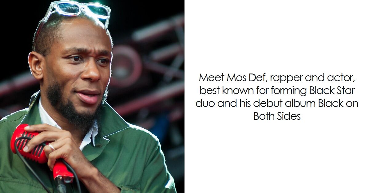 Mos Def: Bio And Career Highlights | Bored Panda
