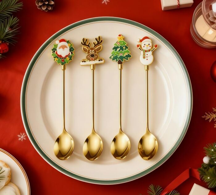  Christmas Teaspoons Are The Perfect Little Detail To Elevate Your Tea Time Ritual