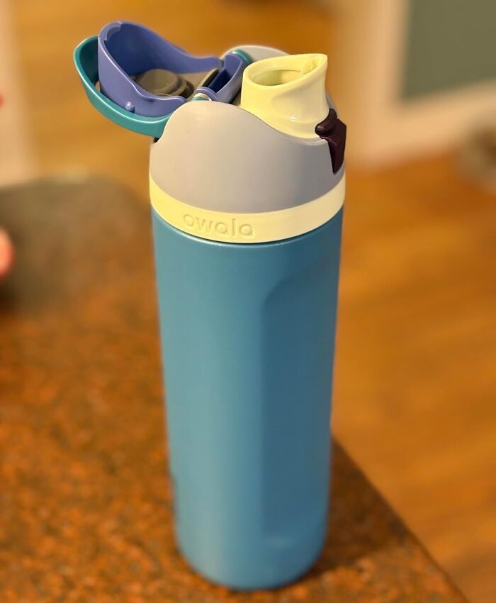  Deciding Whether To Sip Daintily Or Chug Like A Dehydrated Athlete Is No Longer A Dilemma Since The Owala Freesip Water Bottle Lets Them Do Both Without Switching Lids