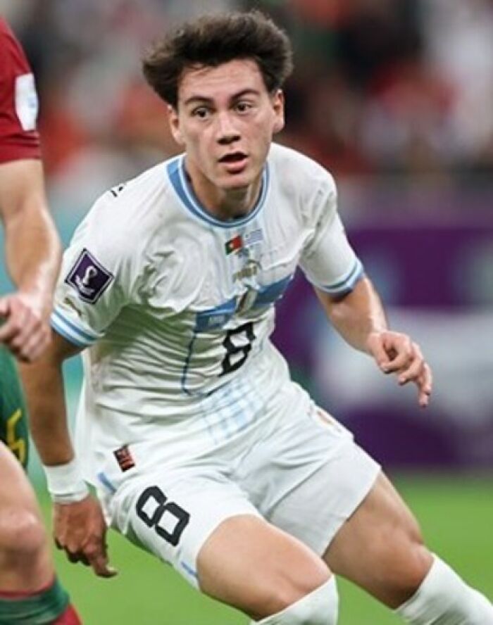 Footballer Facundo Pellistri, 24