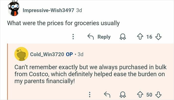 Man with 21 siblings discusses managing grocery prices and bulk buying to support large family finances.
