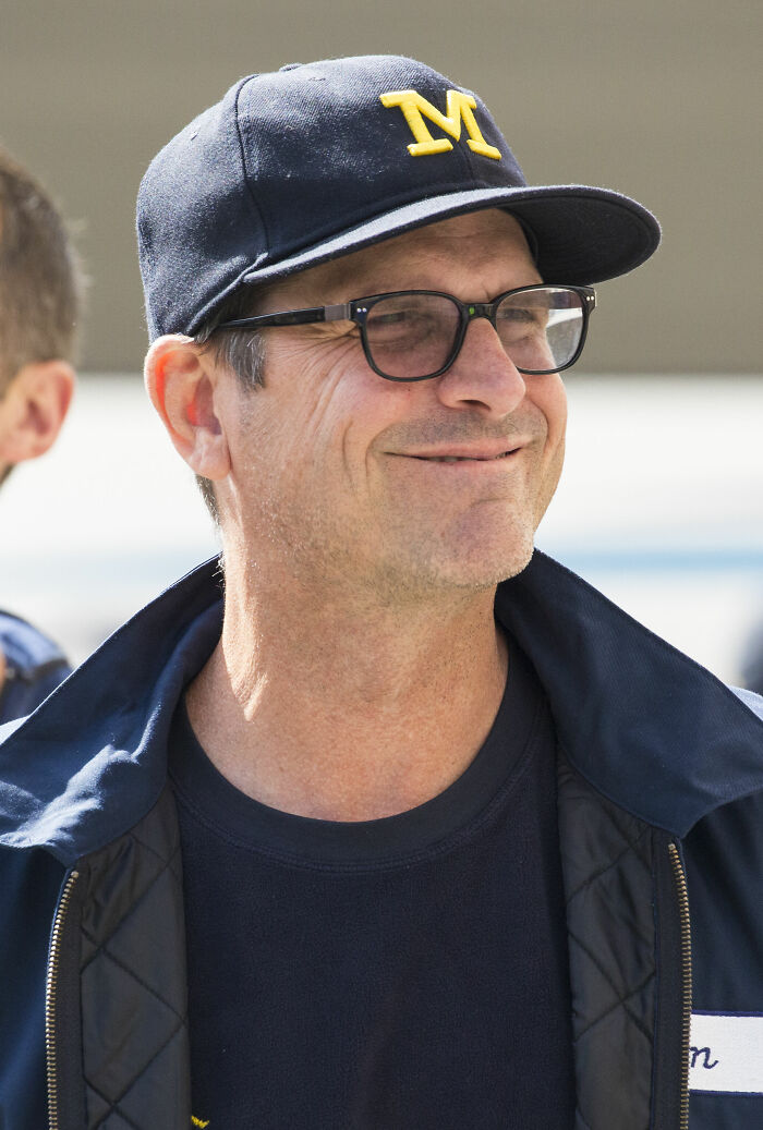 Football Coach Jim Harbaugh, 62
