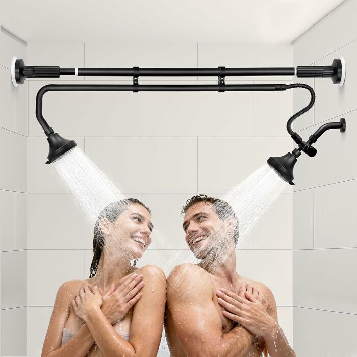 A Set Of Tandem Shower Heads Will Finally Put An End To The Unsatisfying Experience Of Trying To Share A Selfish Stream Of Hot Water