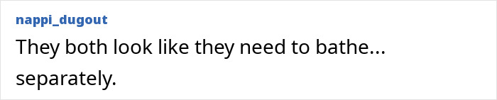 Comment text on a social media post expressing a humorous take on Britney Spears&rsquo; bikini slip and yacht kiss incident.