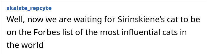 Comment about lawmaker&rsquo;s cat needing consent to fire national broadcaster head, highlighting Lithuania&rsquo;s unusual law move.