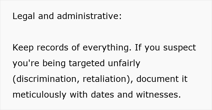 Legal and administrative advice on documenting unfair targeting as subtle red flags your job is not safe at all. Legal and administrative advice on documenting unfair targeting as subtle red flags your job is not safe at all.