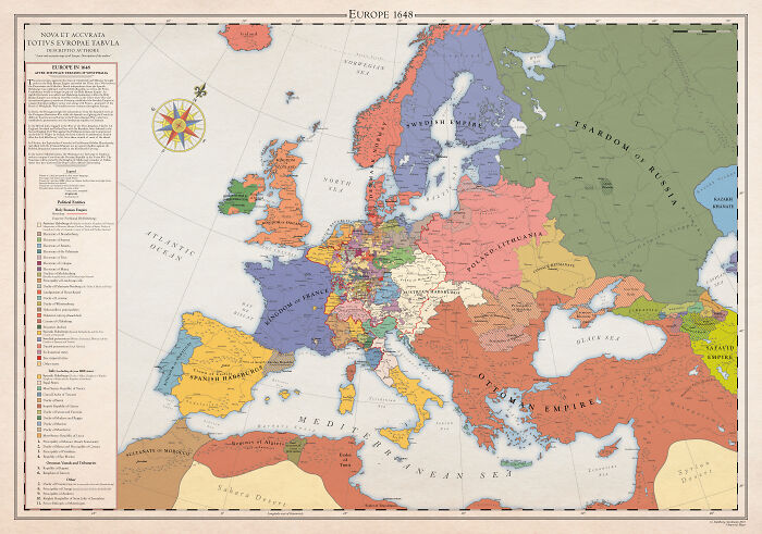 A Series Of Maps Depicts The History Of Europe Over Hundreds Of Years