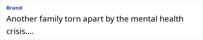 Text image showing statement about a family torn apart by the mental health crisis related to Rob Reiner&rsquo;s son arrest.