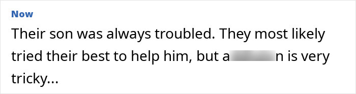 Text excerpt on a white background describing a troubled son, related to Rob Reiner&rsquo;s son arrested for allegedly slaying parents.
