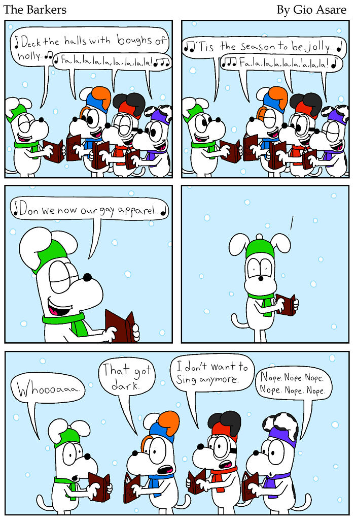 Here's My Christmas Comic Strip