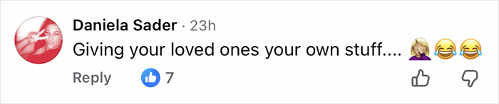 Comment on social media post about giving loved ones personal items, highlighted by Jennifer Lopez fans noticing a depressing detail in new Christmas video.