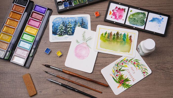I Hand-Painted My Christmas Cards This Year, And These 4 Easy Ideas Are Perfect For Beginners I Hand-Painted My Christmas Cards This Year, And These 4 Easy Ideas Are Perfect For Beginners