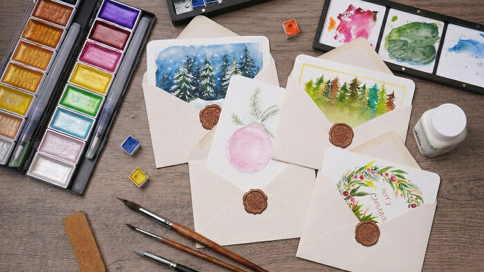 I Hand-Painted My Christmas Cards This Year, And These 4 Easy Ideas Are Perfect For Beginners I Hand-Painted My Christmas Cards This Year, And These 4 Easy Ideas Are Perfect For Beginners
