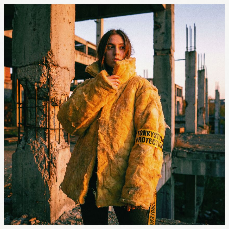 I Live In The Coldest Part Of Siberia, So I Designed A Fashion Line Inspired By Soviet Concrete, Pickles And Sadness