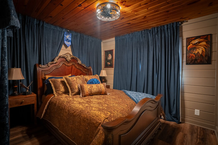 My Magical Harry Potter Cabin Has A Secret Tavern And A Portrait That Actually Moves