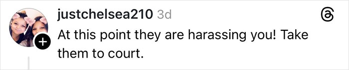 Screenshot of a social media comment reacting to a woman&rsquo;s claim about her Christmas gift being shattered by a delivery driver.