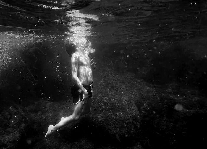 Notes From The Edge Of Self-Knowledge. (Underwater, Sicily) By Antonio Denti