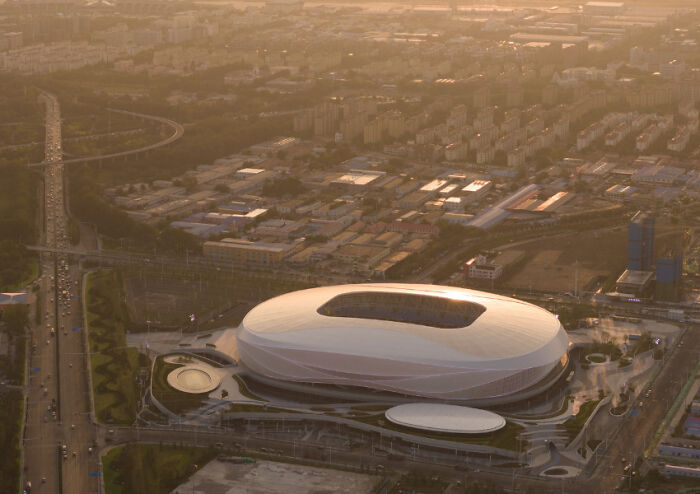 Qingdao Youth Football Stadium By Cswadi, Amp 2025 Best Of Best Winner In Recreational Architecture (Photo_ Arch-Exist)