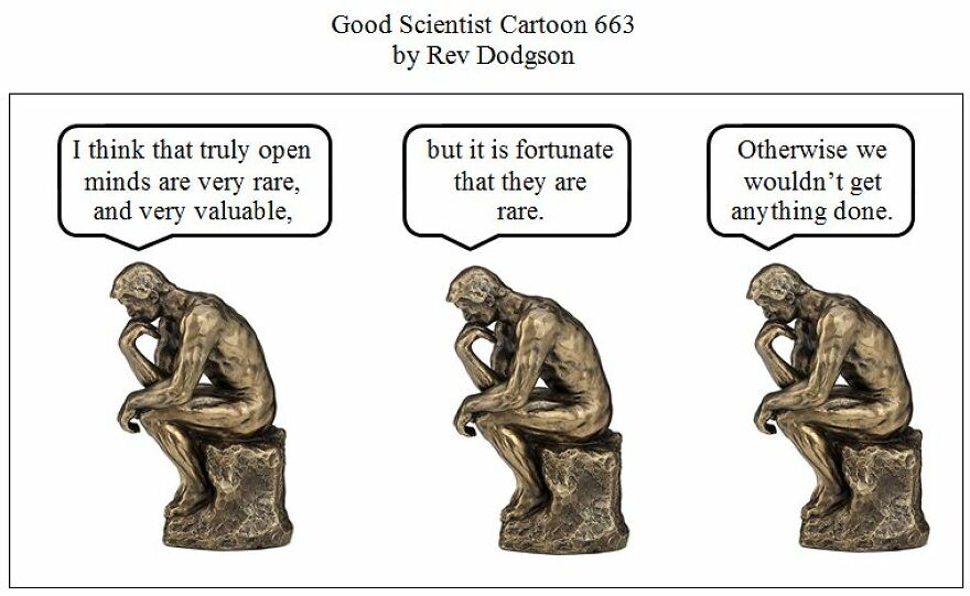 This Cartoonist Explores The Absurdly Thin Line Between Genius And Stupidity. An Interview With The Cartoonist. 11 Cartoons.