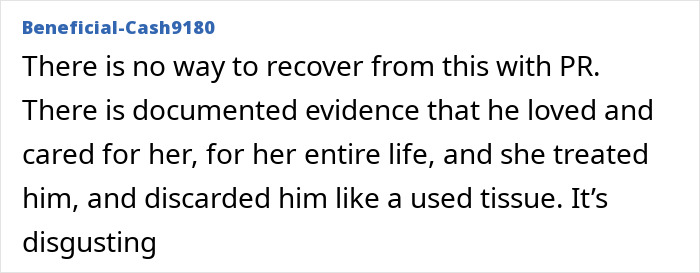 Online comment criticizing Meghan Markle, highlighting public outrage over her attempt to contact estranged hospitalized father. Online comment criticizing Meghan Markle, highlighting public outrage over her attempt to contact estranged hospitalized father.