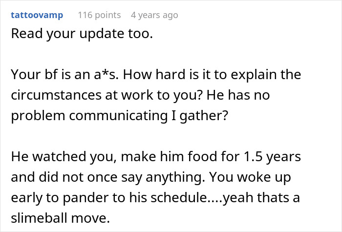 Upset woman watching as her boyfriend angrily throws away cooked lunches in a kitchen during a tense moment.
