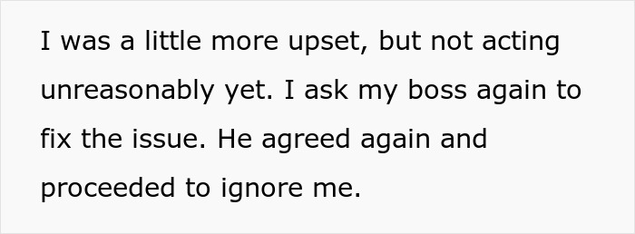 Text showing a person upset at work as a man refuses to stop blasting Christmas music, causing office tension. Text showing a person upset at work as a man refuses to stop blasting Christmas music, causing office tension.