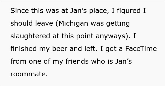 Text excerpt showing a girl crying after roasting friend with insults during a tense conversation.