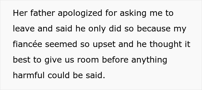 Text excerpt about a guy eating baked potato the way he likes it, causing confusion with fianc&eacute;e&rsquo;s mother.