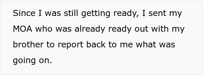 Bride walking out of wedding after discovering groom cheated with her mother, shocked and upset.