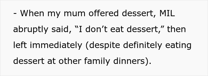 Text post about a woman hosting a casual Christmas where her toxic mother-in-law offends and disrupts the event.