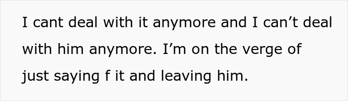 Wife expressing frustration, considering leaving husband who won&rsquo;t stand up to his mother after using their Jesus card.