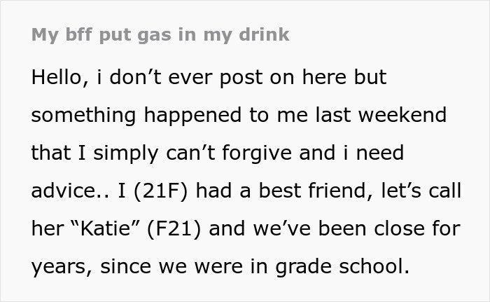 Woman Smells Gas In A Drink Her Friend Gives Her, Ends Up With A Restraining Order Against Her Woman Smells Gas In A Drink Her Friend Gives Her, Ends Up With A Restraining Order Against Her