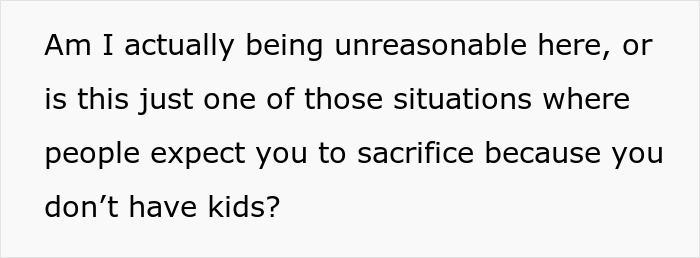 Woman questions entitlement to Christmas day off because of kids, highlighting unreasonable expectations and sacrifice debates.